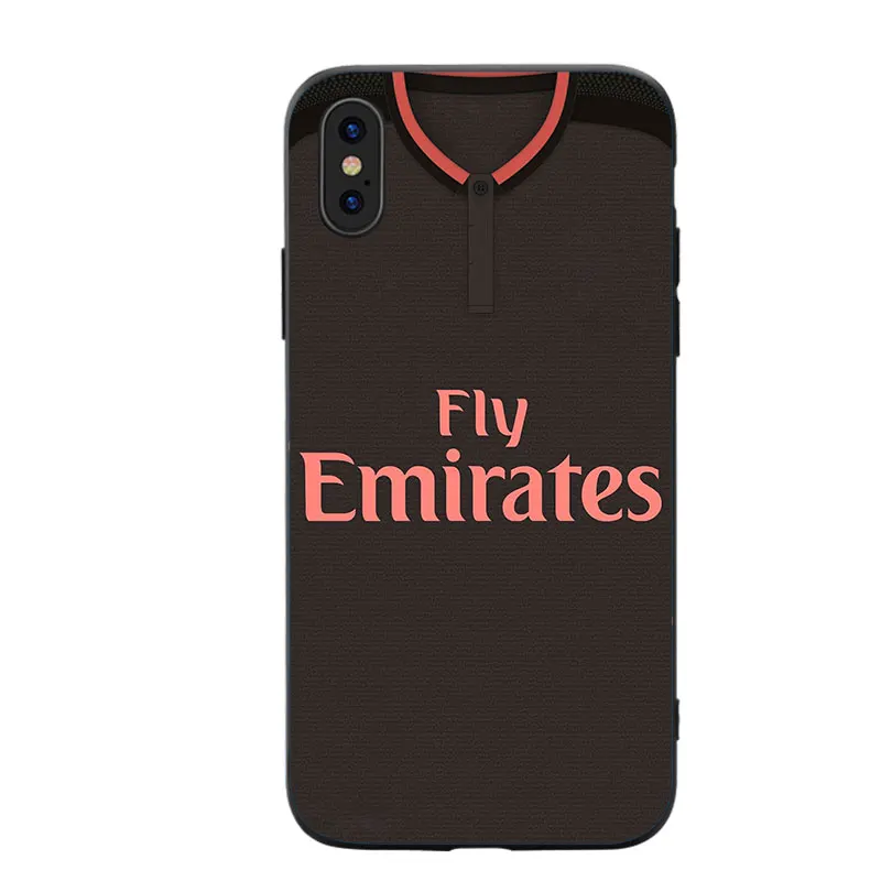 RKQ Arsenall Jersey стильный мягкий силиконовый чехол для телефона для iPhone 5S, SE 6 6S 7 8 Plus X XS XR 11 Pro Max TPU чехол - Цвет: A1761