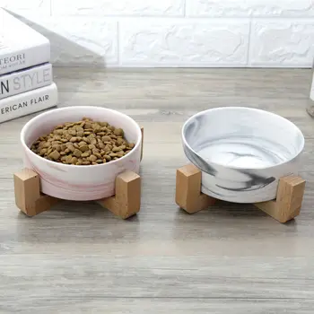 

Cat Pet Feeding Bowl Cat Bowls Anti-skid Pet Dog Cat Food Water Bowl Feeding Drinking Pink Bowl