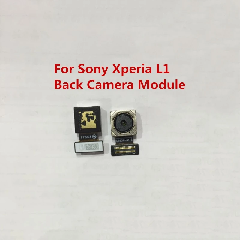 Модуль задней камеры для Sony Xperia L1 задняя большая Основная камера гибкий кабель для Xperia L1 G3311 G3312 G3313 Запасная часть