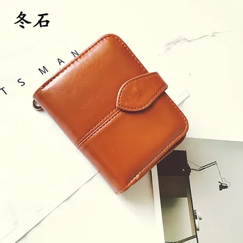 

Vintage Women Wallets Luxury Mini Wallet for Women High Quality Small Short Wallet Women's Wallet Made of Leather Women Purses