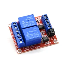 

2 Channel Relay Module 5V 9V 12V 24V High and Low Level Trigger Relay Control With Optocoupler Two Way Relays DC 5V 12V 24V Volt