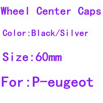 4 sztuk zestaw czarny srebrny 60mm obręcz samochodowa nakrętki na wentyle dla Peugeot osłony piasty Logo znaczek emblemat akcesoria samochodowe do stylizacji tanie i dobre opinie CN (pochodzenie) For Peugeot 107 108 206 207 307 308 408 508 2008 3008 Car Hub Cover 2021 aluminum Metal Emblems 3D Car Stickers