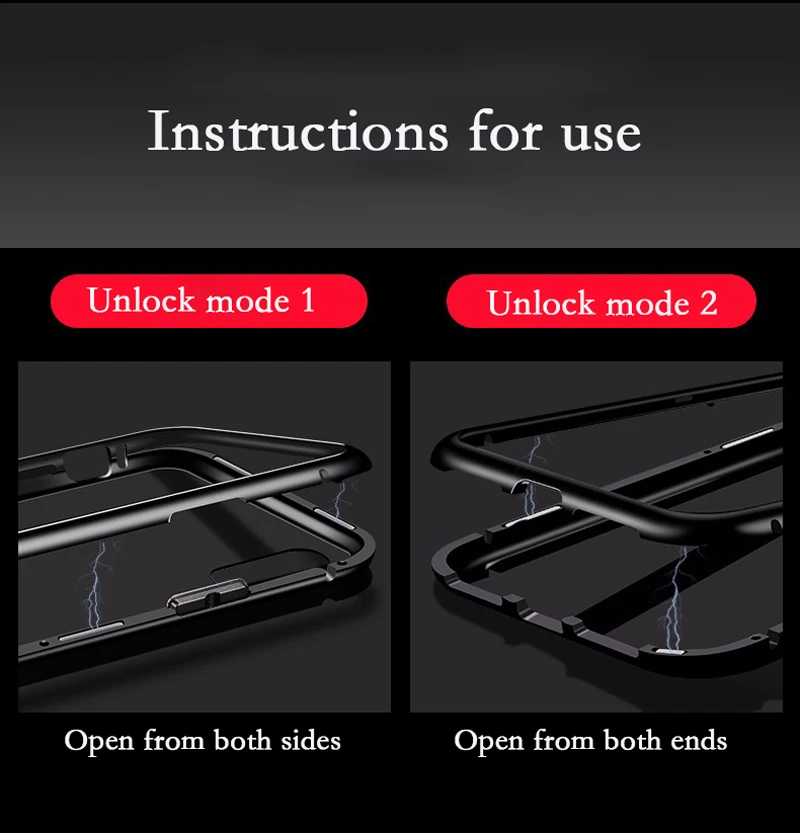 Магнитный адсорбционный металлический чехол для телефона для Xiao mi Red mi Note 7 5 6 Pro 6A mi 9 8 lite mi 9 SE POCO F1 закаленное стекло Магнитная крышка