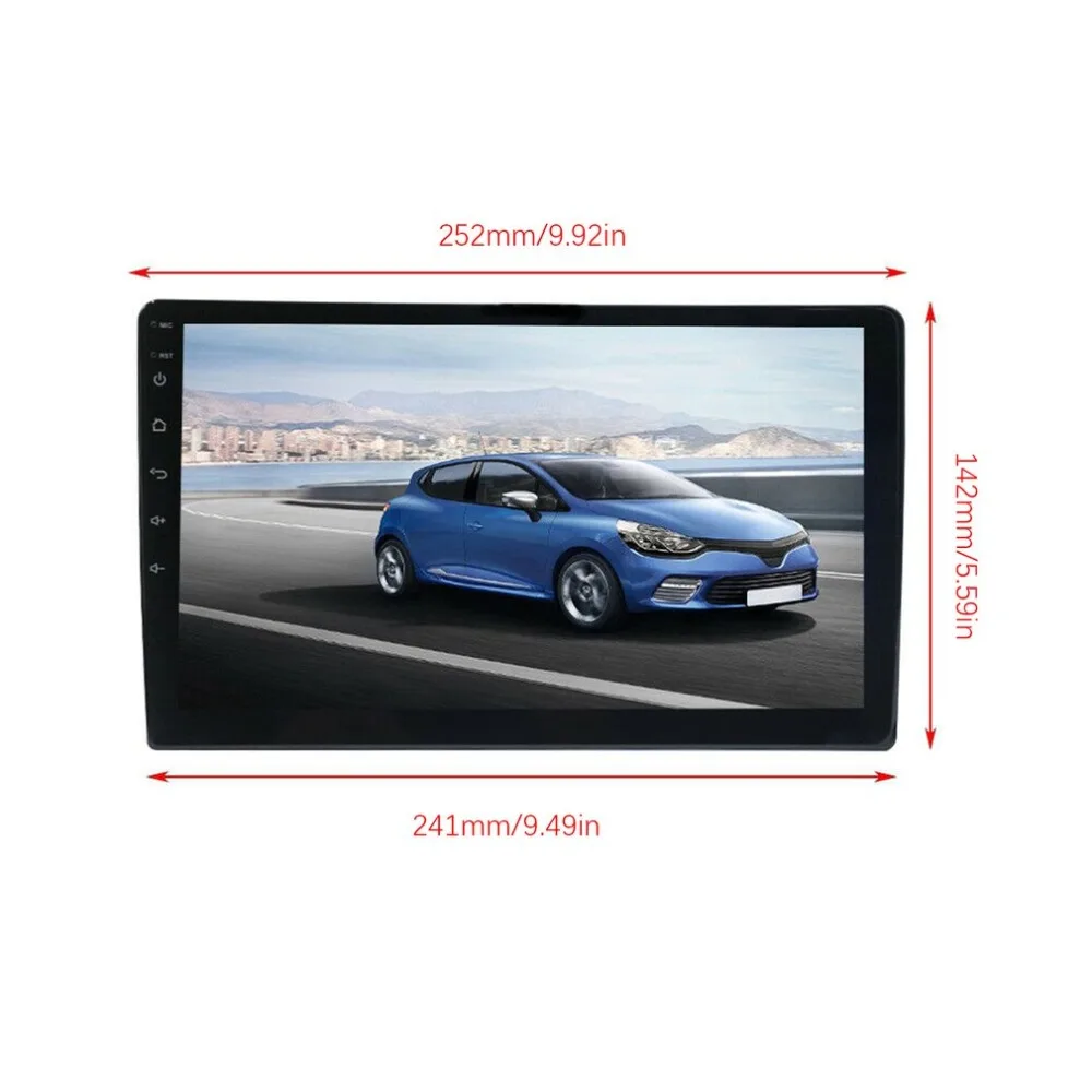 10.1inches 2Din Car Radio Android 9.1 Gps Navi Wifi Wireless Mp5 Players+ Camera Car DVR Gps Navigator Car Styling