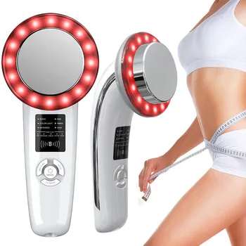 

NEW 6 In 1 Ultrasound EMS Body Slimming LED Photon Cavitation Therapy Face Vibration Massager Galvanic Burn Fat Anti Cellulite