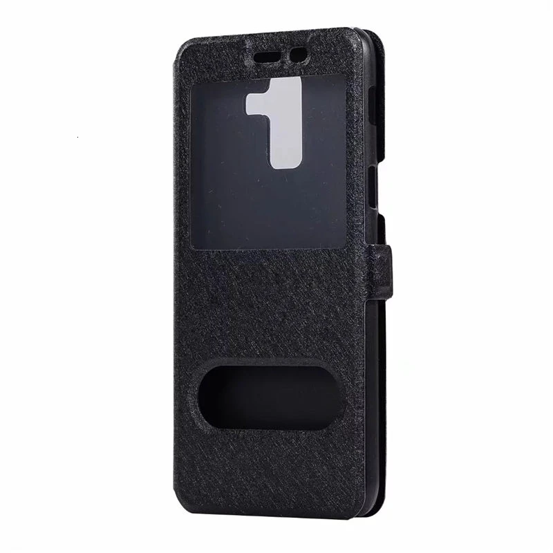 Чехол для samsung Galaxy J3, J8,, j4 Plus, J6 Plus, J2 Core, кожаный чехол с двойным окошком обзора, шелковая подставка, откидная задняя крышка, чехол