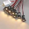 10pcs Small Recessed LED 1W Downlight 12V Foco Spotlight Home Ceiling Stairs Walkways Cabinet Decor Spot Bulb Light with Driver 1