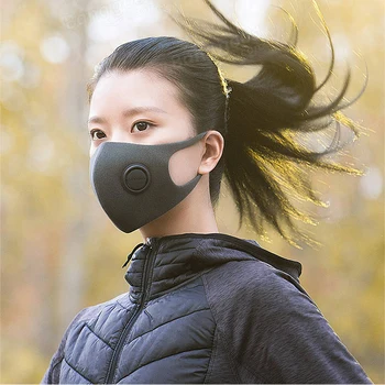 

1 pcs Free Shipping Smartmi Filter Mask Block 97% PM 2.5 Ventilating Valve Long-lasting TPU Material Filter Mask Smart Home
