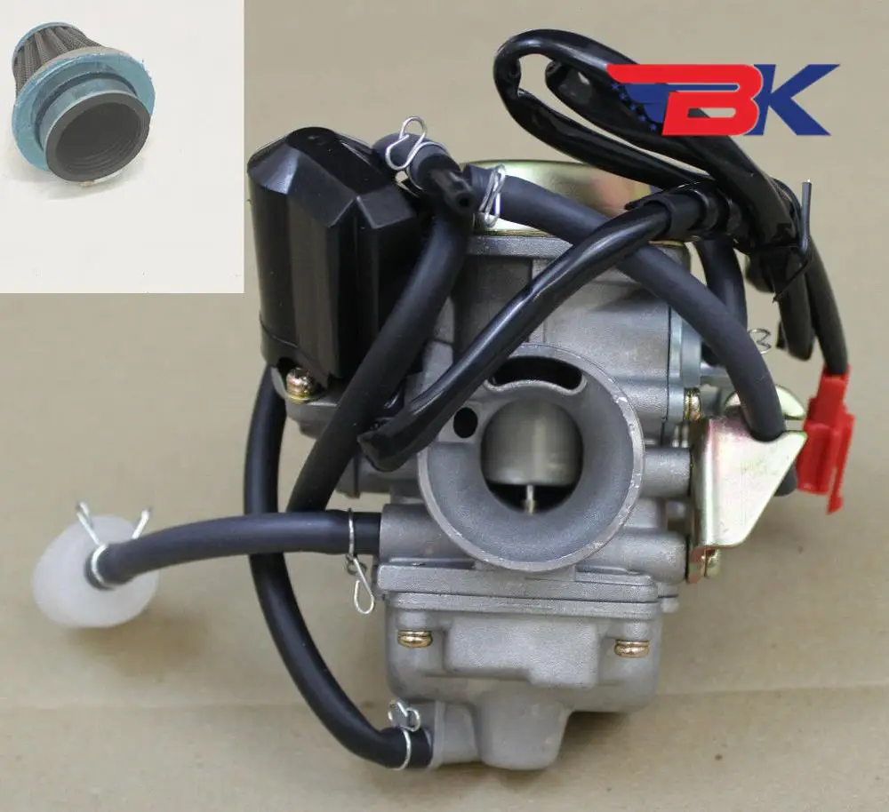 Карбюратор с воздушным фильтром для Yerf Dog Spiderbox GY6 150cc GX150 Go Kart Carb