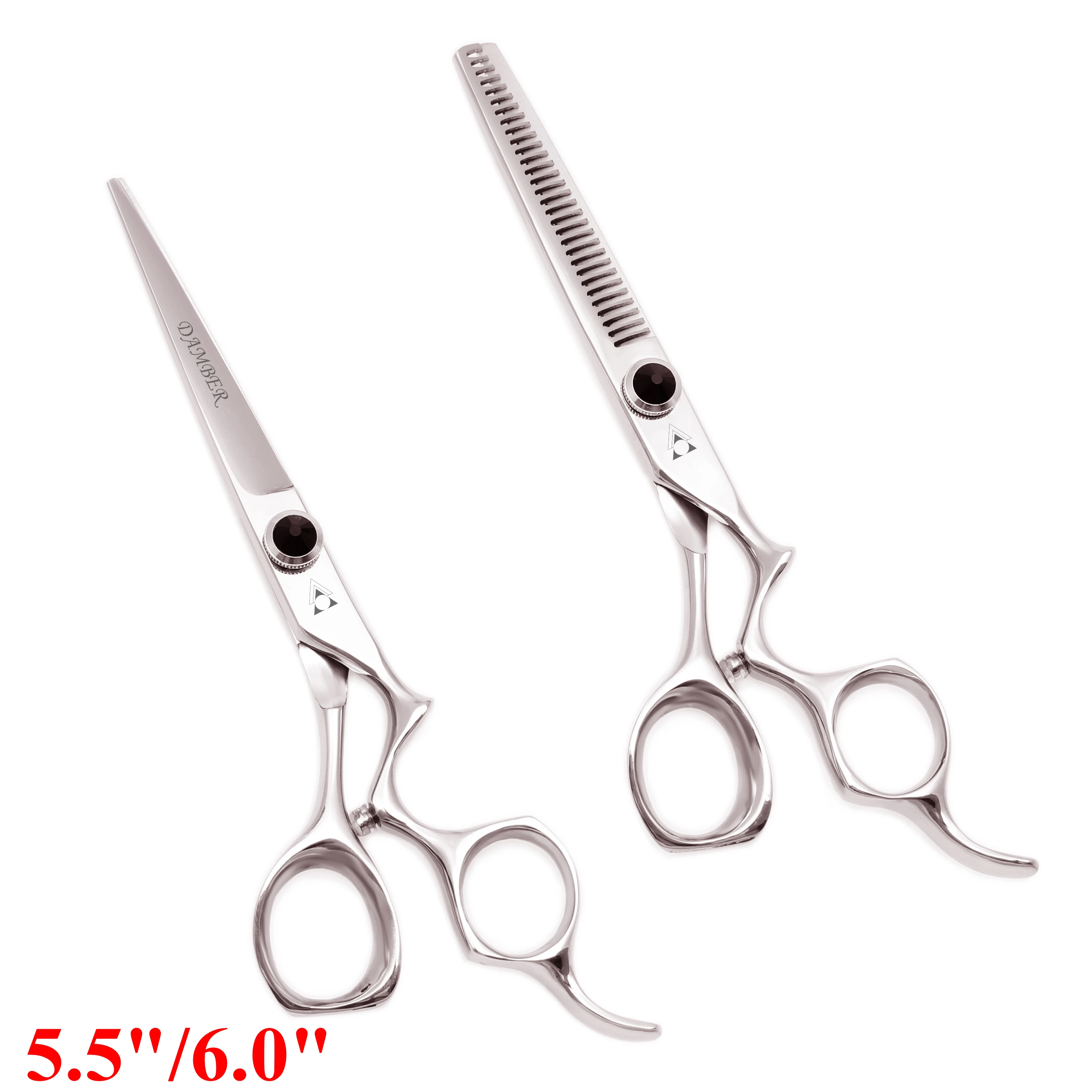 5.5 6.0 Hair Cutting Thinning Scissors Professional High Quality Barber