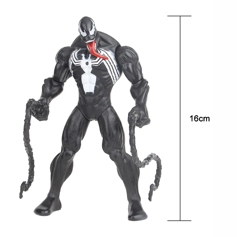 black venom 12 ''/30 см Marvel Мстители Веном Бэтмен флэш Супермен Человек Паук танос Халк Железный человек Тор Росомаха фигурка игрушки детские подарки - Цвет: black venom