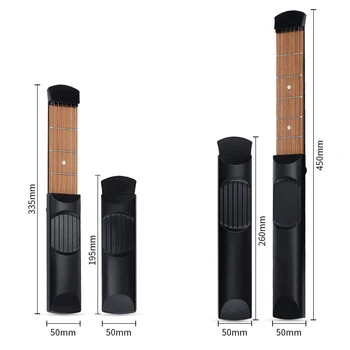 

Portable Guitar Chord Trainer Pocket-Guitar Guitar Practice Tool Musical String Instrument Chord Trainer Tools for Beginner