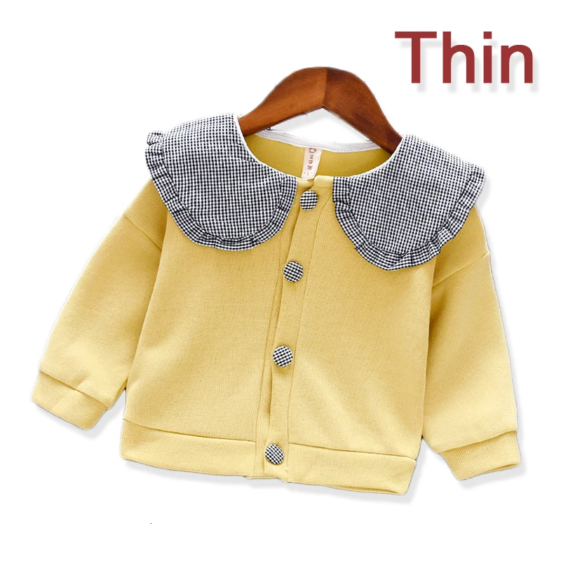 Г. Осенне-зимняя одежда для маленьких девочек, куртка детское плотное теплое пальто с длинными рукавами с рисунком медведя, клубники, вишни