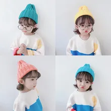 Cheap Fashion Knitted Baby Hat Pompom Winter Cap for Kids Adjustable Solid Baby Winter Hat Accessories Children Cap for 0-9 Years 1PCS Cheap Fashion Knitted Baby Hat Pompom Winter Cap for Kids Adjustable Solid Baby Winter Hat Accessories Children Cap for 0-9 Years 1PCS