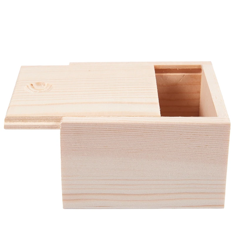 Plain Wooden Storage Box Large Case for Jewelry Small Gadgets Gift Organizer