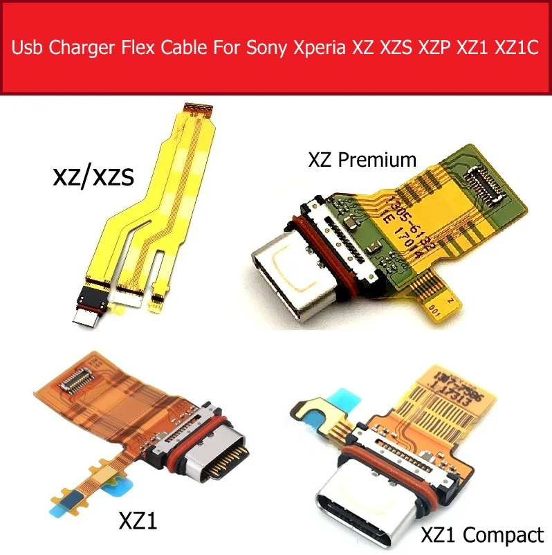 Per Sony Xperia Xz/ Xzs/Xz Premium Xz1 Caricabatterie Usb Connettore Di Ricarica Porta Dock Cavo Flessibile