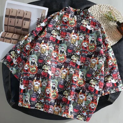 style M Кимоно для мужчин, традиционное японское кимоно, мужской кардиган-кимоно, Харадзюку, уличная одежда, костюм самурая юката, мужской кардиган хаори - Цвет: style M
