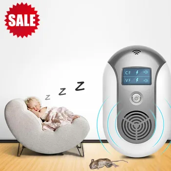 

HOT SALE Ultrasonic Pest Repeller Mosquito Repellent Reject Electric Anti Cockroach Insect Rat Controller Killer Pro