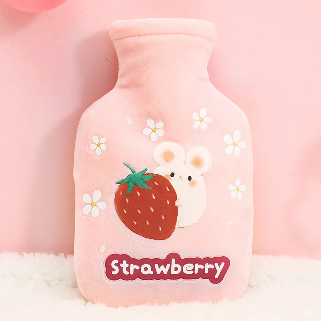 Mini Cute water heater bag bottle Winter portable insulation bag warm water bag plus insulation cloth hand Hot water bottler