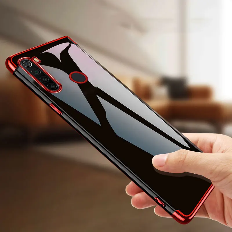 Мягкий чехол Hacrin для Xiaomi redmi note 8T 8 Роскошный прозрачный мягкий из ТПУ с