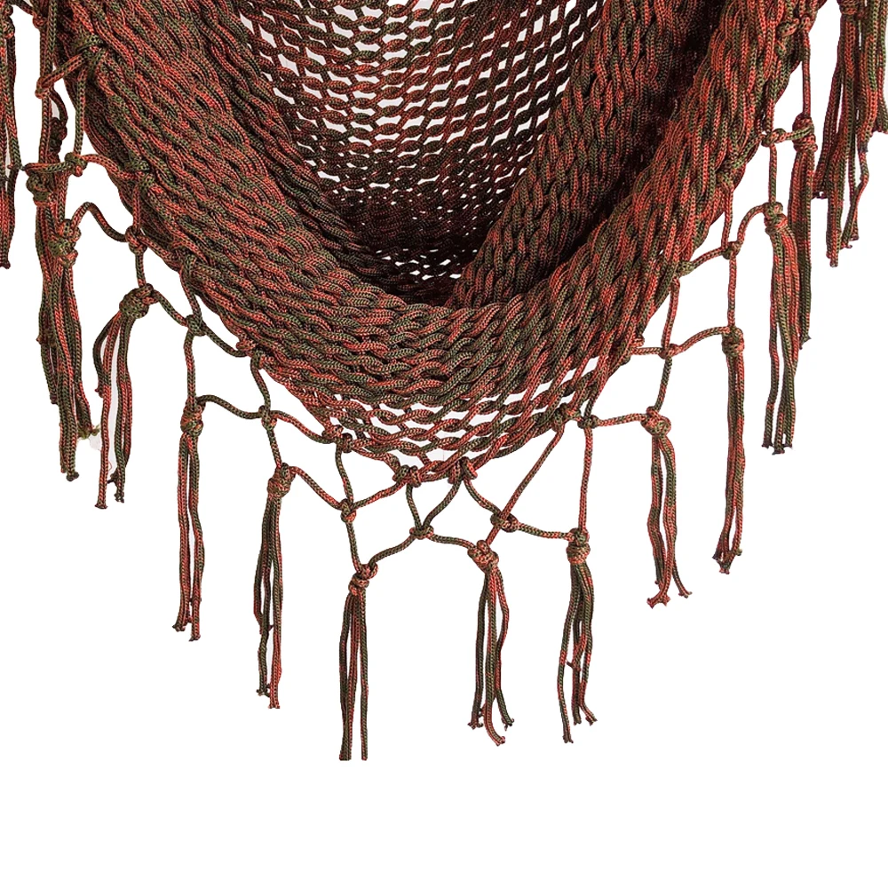 2019 New Handmade Knitted Hanging Hammock Outdoor Indoor Kids Adult Net Hanging Chair Easy Storage 5