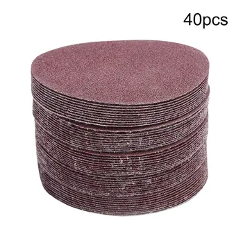 

40PCS 5 inch 125mm Round Sandpaper 240-1000 Grit Sanding Disc Polishing Disk Sand Sheets for Polishing Cleaning Tool