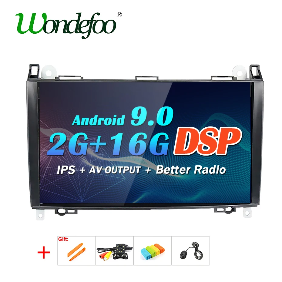Для Mercedes Benz Sprinter B200 B class W245 B170 W209 W169 Viano Crafter A180 A160 W906 радио Android 9 0 GPS Navi без DVD