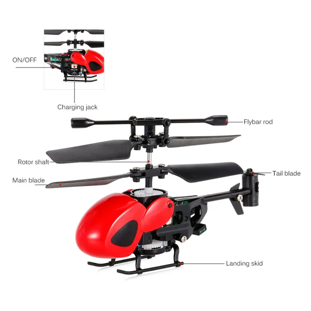QS5010 3.5CH Micro Infrared RC Drone Aircraft with Gyroscope Remote Control Toys Mini QS RC Helicopter -Round head