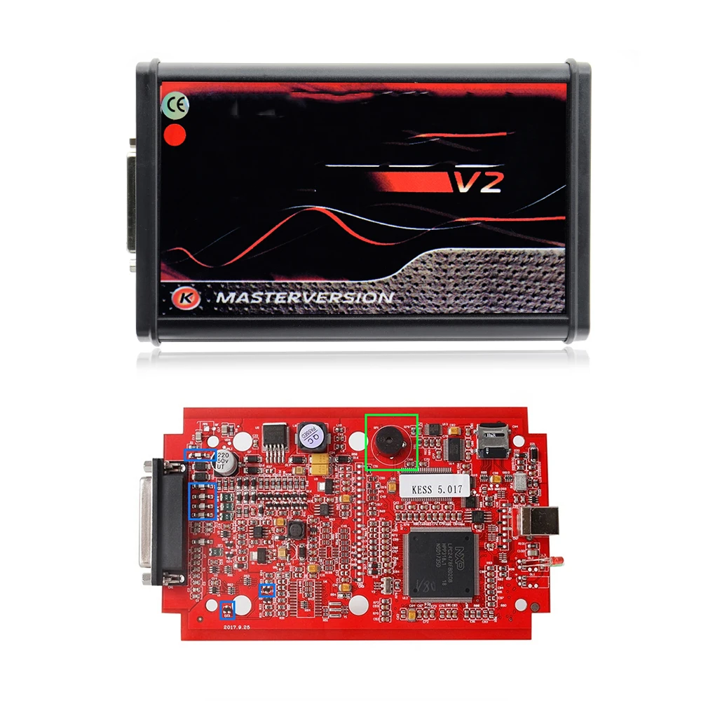 Инструмент Диагностический KESS V2 V2.47 V5.017 KTAG V2.25 V7.020 4 светодиодный EU Red ECM онлайн