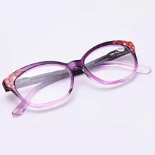 Цветочные женские очки для чтения «кошачий глаз» Пресбиопия очки лупа диоптрий ридер высокое качество+ 1,0+ 1,5+ 2,0+ 2,5+ 3,0+ 3,5