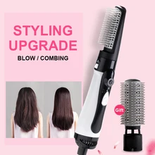 Профессиональный многофункциональный фен 3 в 1 с отрицательными ионами, один шаг, сухой, изогнутый, для путешествий, дома, набор инструментов для укладки