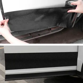 

Replacement Car Sticker Accessories Universal Exterior Edge Bumper Carbon Fiber Style