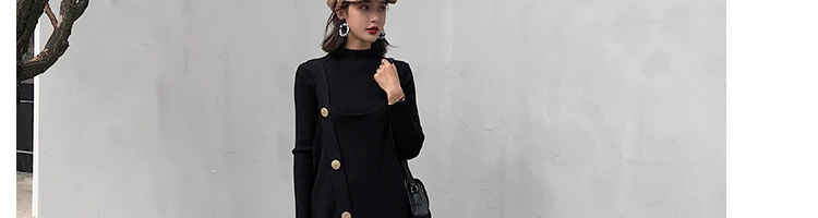 Модный зимний комплект одежды для грудного вскармливания, трикотажное платье для кормящих женщин, свитер+ платье на бретелях