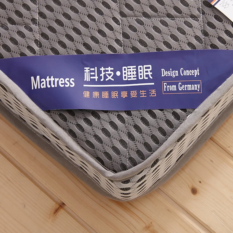 VESCOVO 90*200 100*200 hard cooling Mattress topper twin size tatami student matras bed topper 120*200