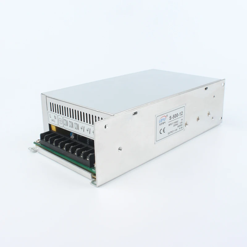 Высокая мощность CE RoHS аутентификация Leyu S-500-15 ac-dc одиночный выход 15В 32А импульсный