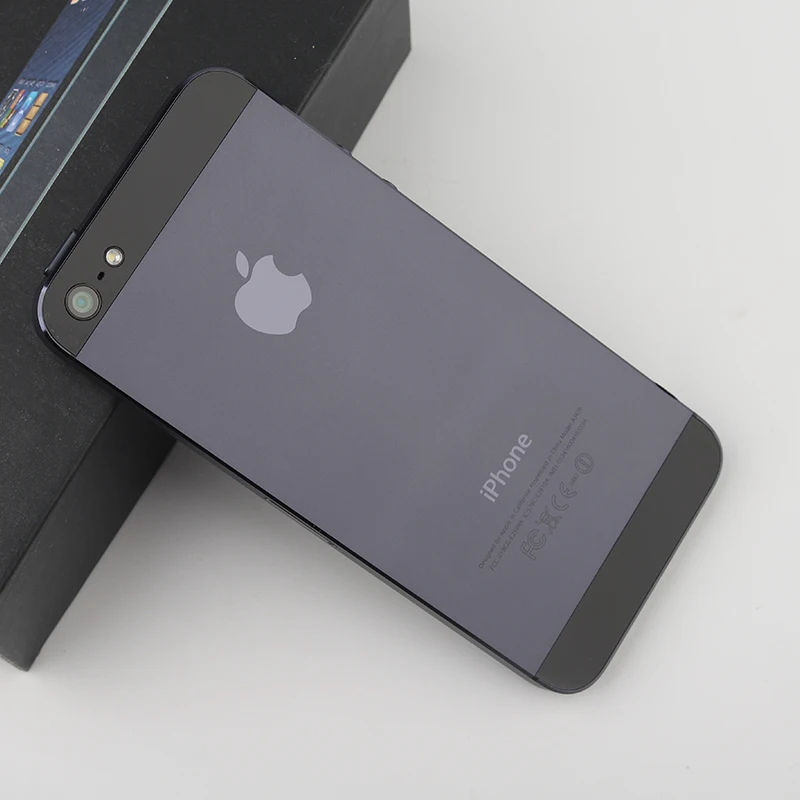  iPhone 5 Unlocked Mobile Phone 16GB/32GB/64GB ROM IOS 4.0 inch 8MP WIFI GPS 100% Factory Original A