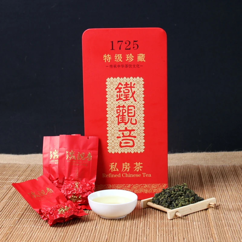 Горячая TieGuanYin превосходный чай улун 1725 органический зеленый чай Tie Guan Yin для свободного веса китайская зеленая пищевая Подарочная посылка