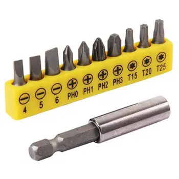 

10pcs Screwdriver Bit Set 25mm Security Bit Set Electric Screwdriver Bit