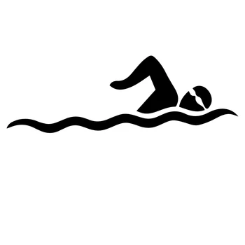 

Cartoon Swimmers Stickers Ussr Vinyl Car Styling Decal Sticker Art Design Pattern Car Accessories For Windshield Waterproof