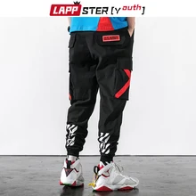 LAPPSTER-Youth Японская уличная одежда, брюки карго для мужчин, мужские хип-хоп штаны для бега, спортивные штаны, камуфляжные штаны для бега