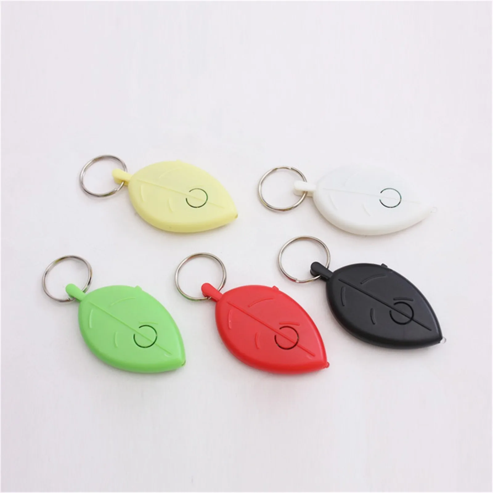 Whistle Key Finder Mini Flashing Hiss Sound Control Alarm Anti-Lost Key Locator Remote Beep Kids Bag Tracker With Ring