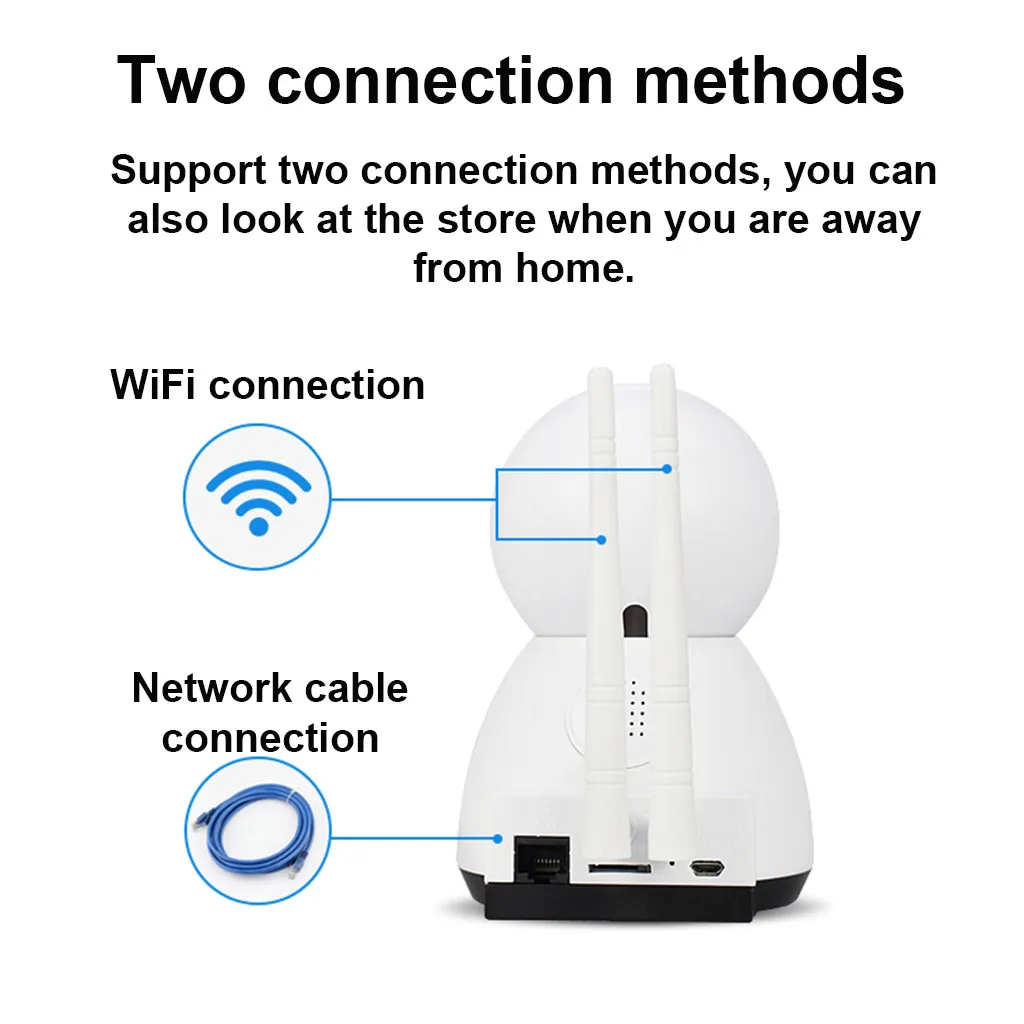 HD IP облачная камера хранения наблюдения Wifi безопасности ночного видения двухстороннее аудио Высокое качество