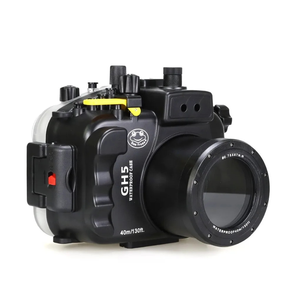 Корпус камеры Seafrogs 40 м 130 футов для Panasonic GH5 водонепроницаемый корпус подводный Защитный чехол оболочка Дайвинг сумка