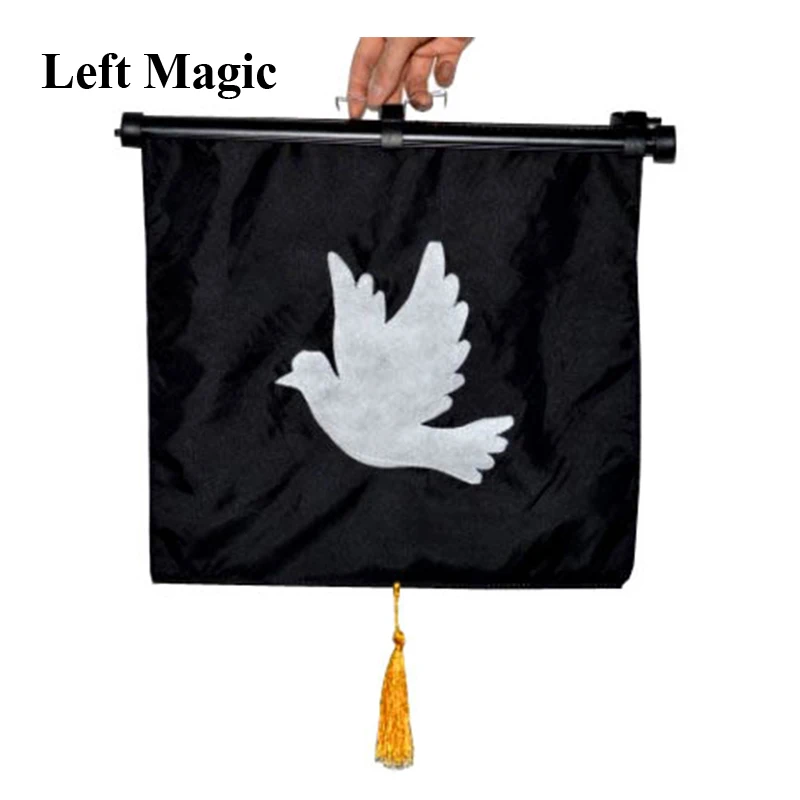 

Dove From Scroll Painting Magic Tricks Fire Appearing Magica Professional Magician Stage Illusions Gimmick Props trucos de magia