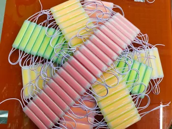 

20pcs 2W Ultra Bright COB LED Module Pure/Warm White/ Red /blue /Green Strip Lamp Bead DC 12V