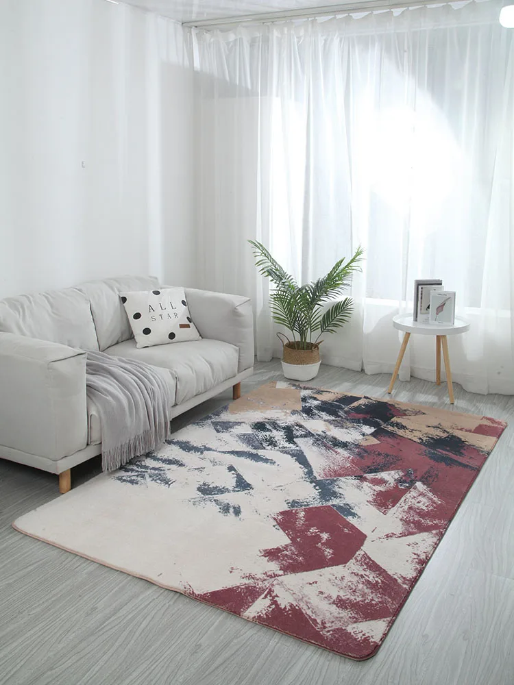 Ковер утолщенный ковер для гостиной, спальни, журнальный столик, скандинавский минималистичный современный