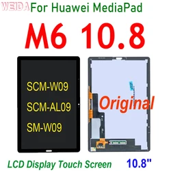 10.8 ''d'origine M6 10.8 LCD Pour Huawei MediaPad M6 10.8 LCD SCM W09 SCM AL09 SM W09 Assemblée de convertisseur analogique Numérique D'écran tactile D'affichage D'affichage à cristaux liquides 