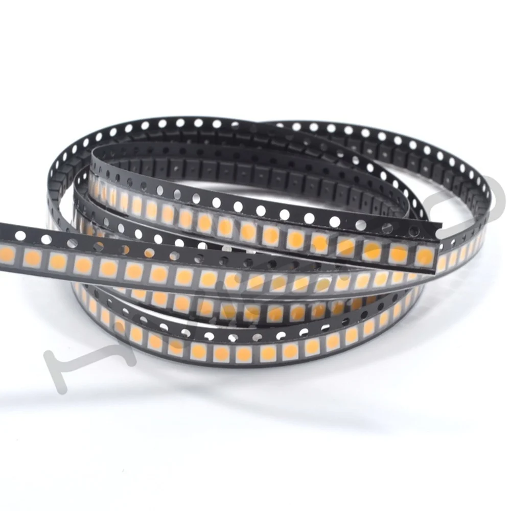 Hviero 3528pcs 3528w-w UV SMD/SMT  Diode LED PLCC-6 3-CHIPS Super Bright lamp light Diodes green product