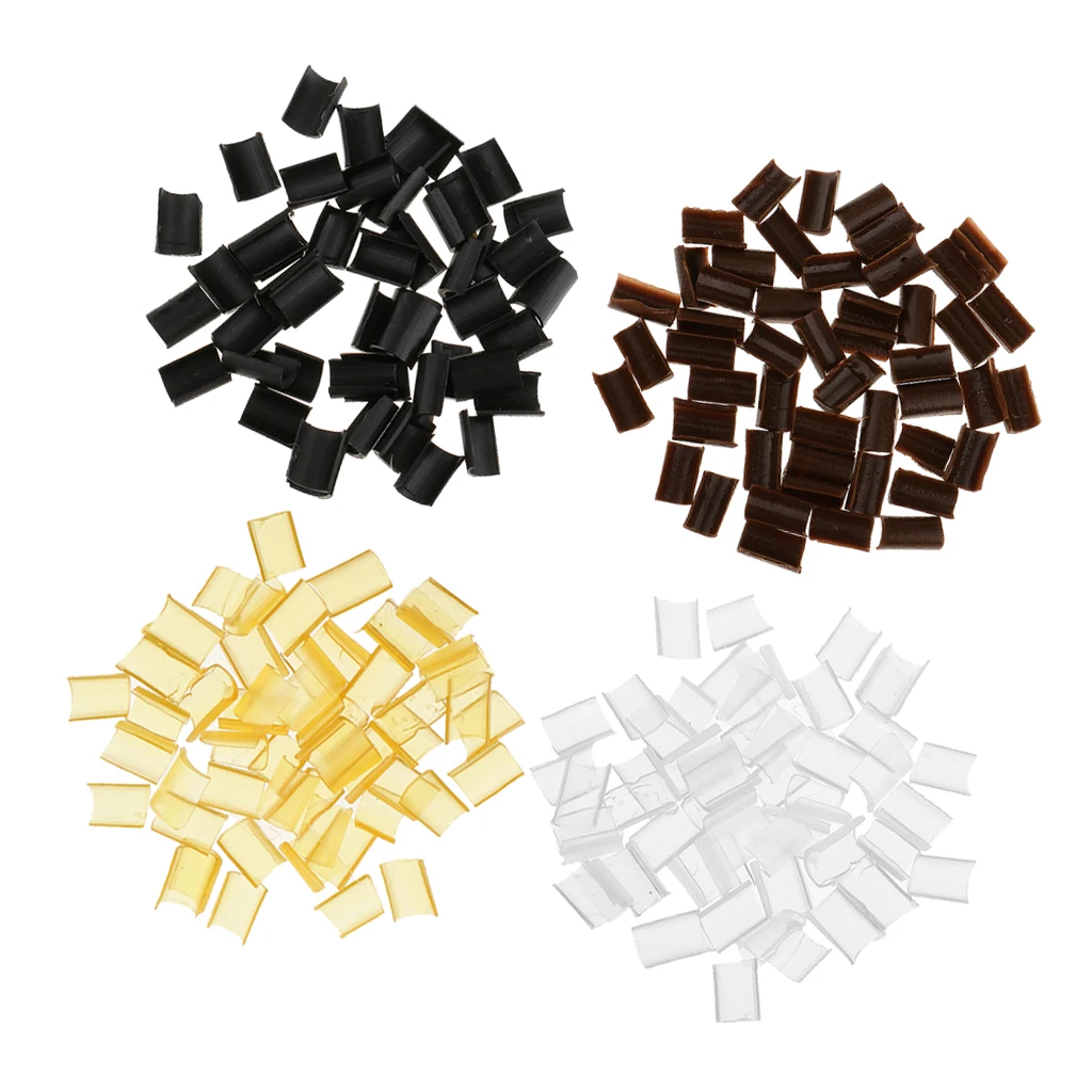 200 Lot Hair Extension U Tip Keratin Granule Rebond Hot Fusion Glue 4 Colors