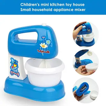 

Play House Mixer Kitchen Toy Plastic Random Realistic Beautiful Fashion Cook Rotate Led Mini Food Processor